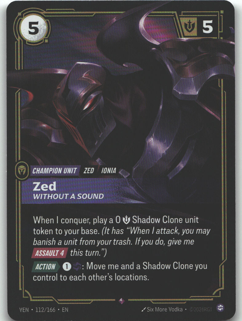 Zed, Without a Sound