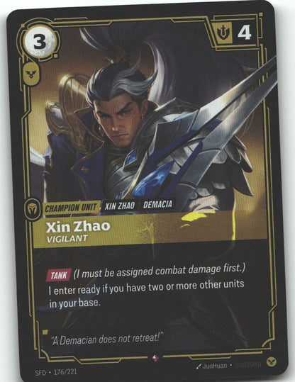 Xin Zhao, Vigilant