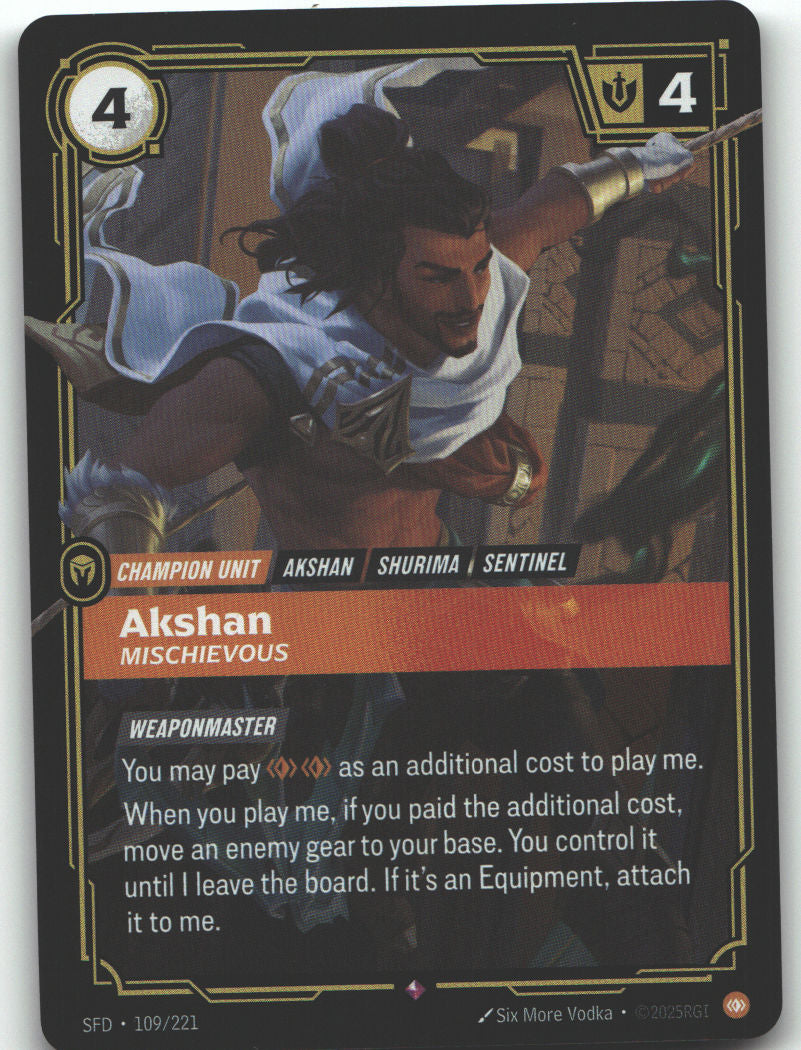 Akshan, Mischievous