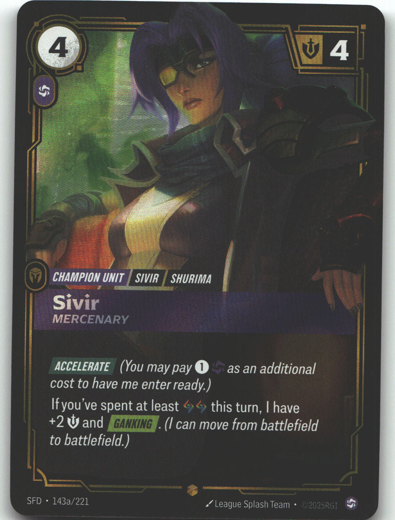 Sivir, Mercenary (Alternate Art)