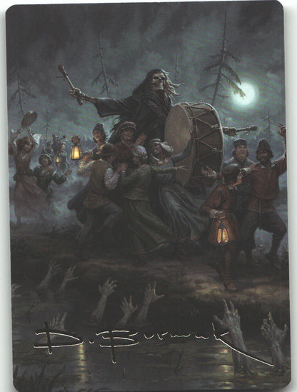 Blasphemous Edict Art Card (35/54) (Gold-Stamped Signature)