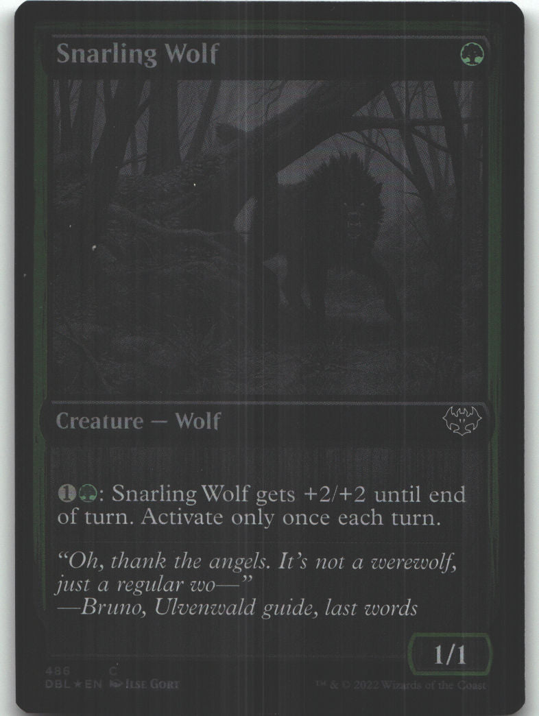 Snarling Wolf (486)