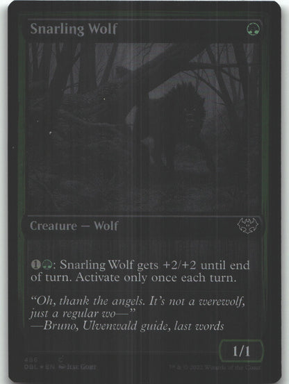 Snarling Wolf (486)