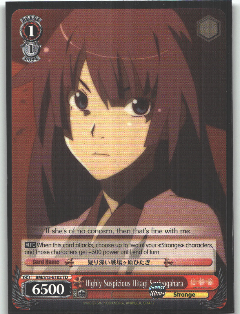 Highly Suspicious Hitagi Senjyogahara