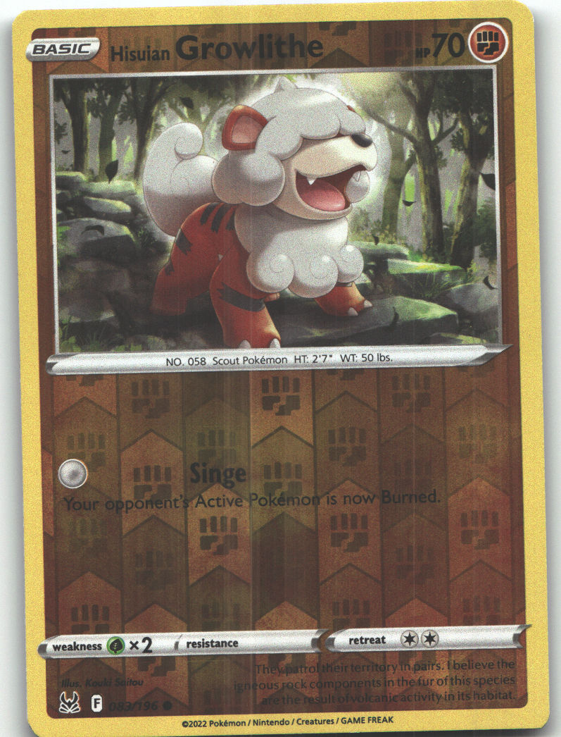 Hisuian Growlithe