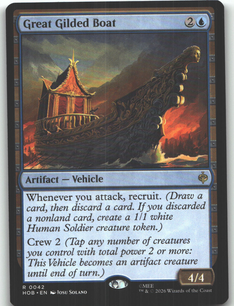 Great Gilded Boat