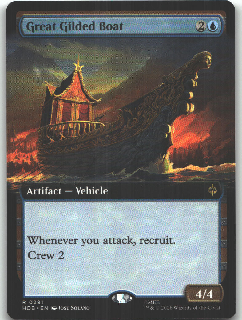 Great Gilded Boat (Extended Art)