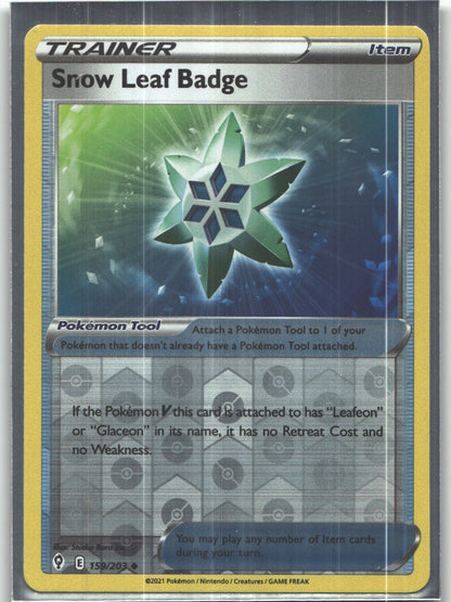 Snow Leaf Badge