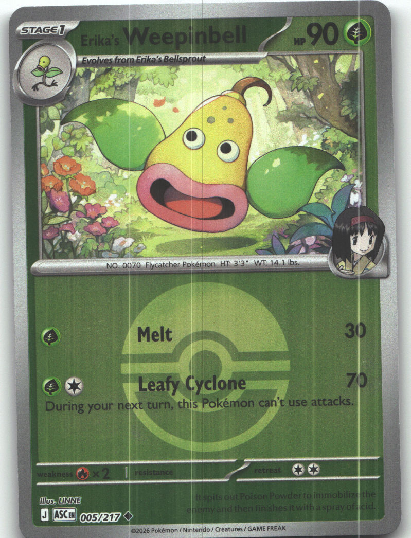Erika's Weepinbell (Poke Ball)