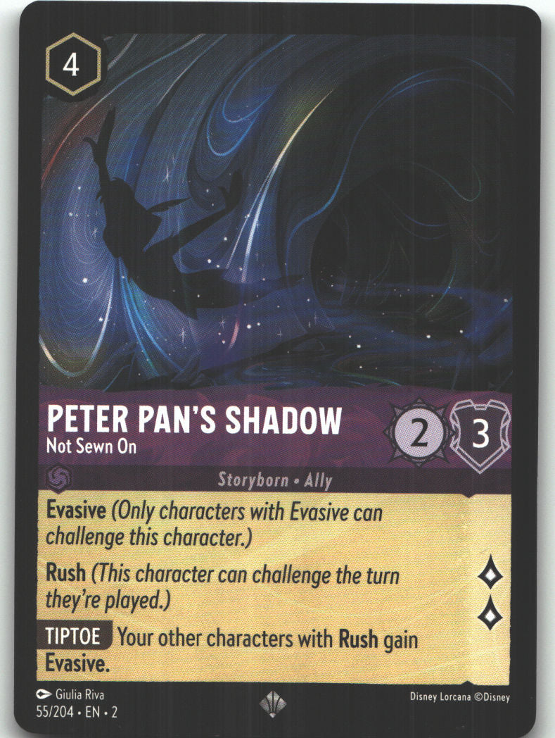 Peter Pan's Shadow - Not Sewn On