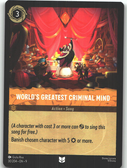 World's Greatest Criminal Mind