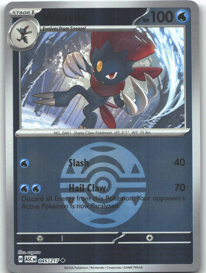 Weavile - 045/217 (Dusk Ball)