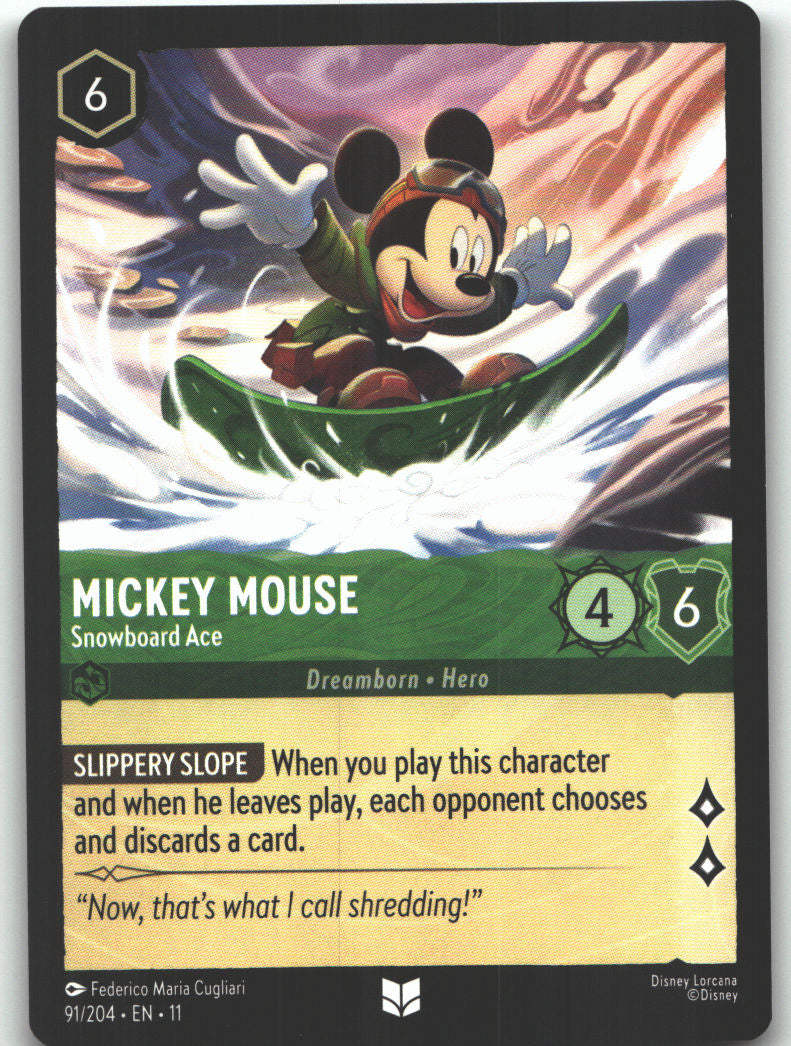 Mickey Mouse - Snowboard Ace