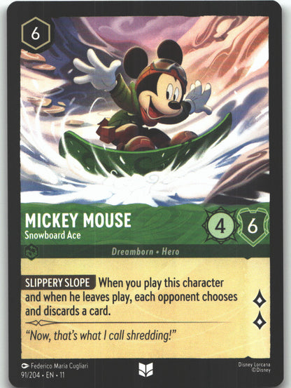 Mickey Mouse - Snowboard Ace