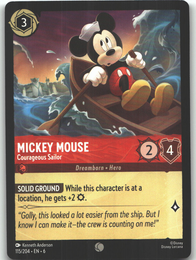 Mickey Mouse - Courageous Sailor
