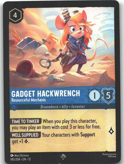 Gadget Hackwrench - Resourceful Mechanic