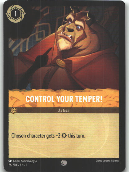 Control Your Temper!