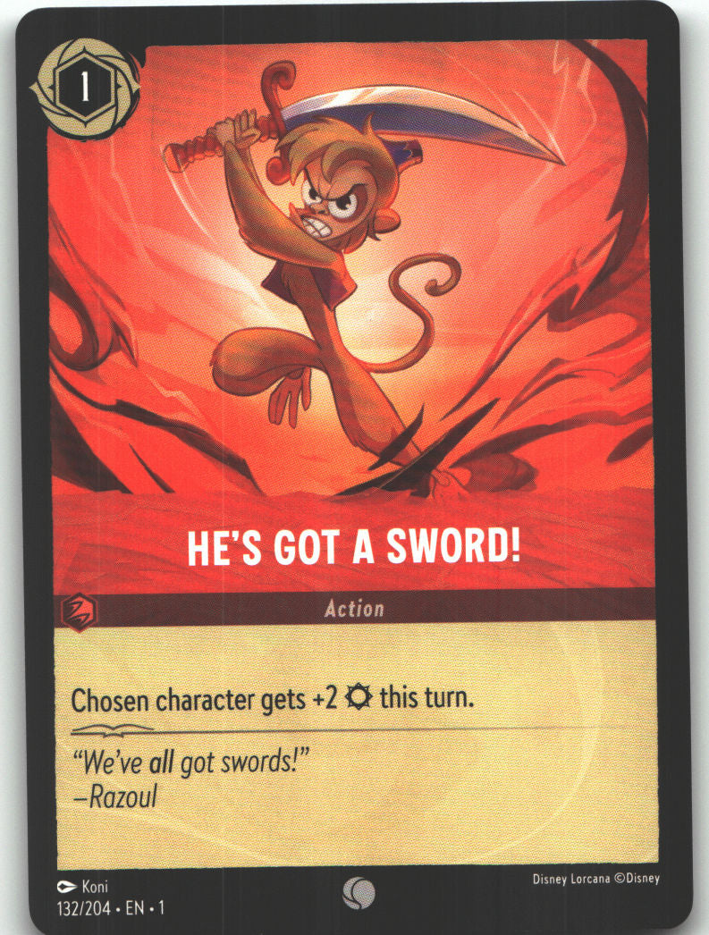 He's Got A Sword!