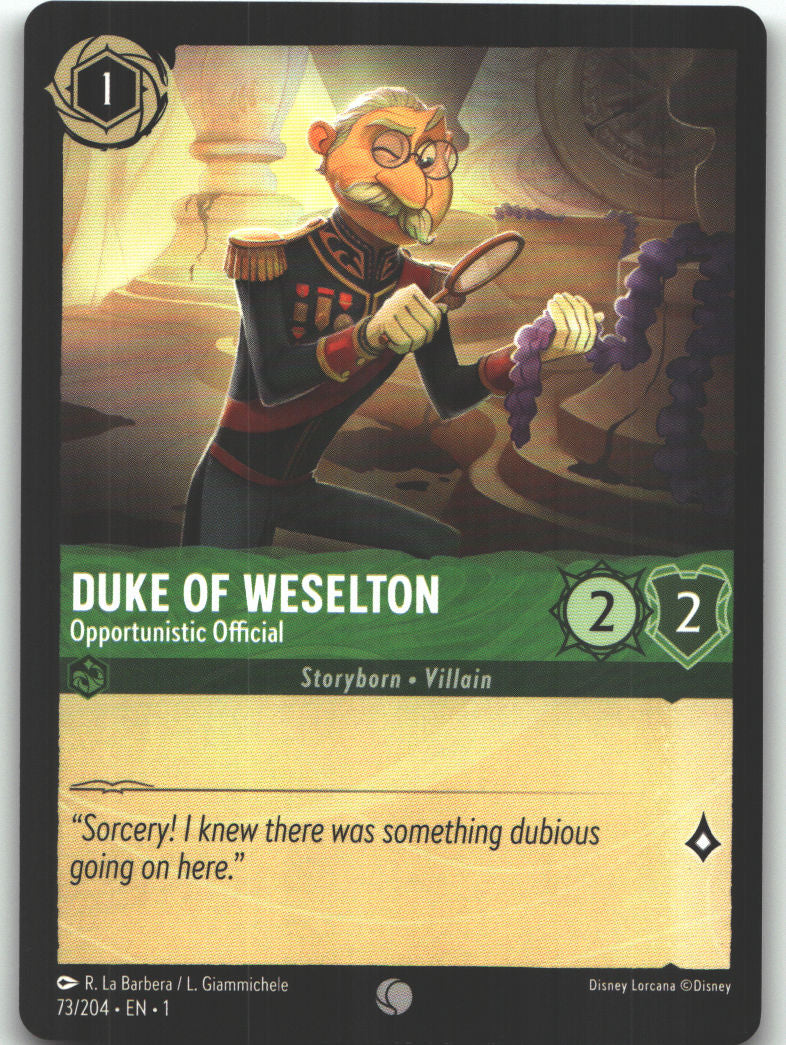 Duke of Weselton - Opportunistic Official
