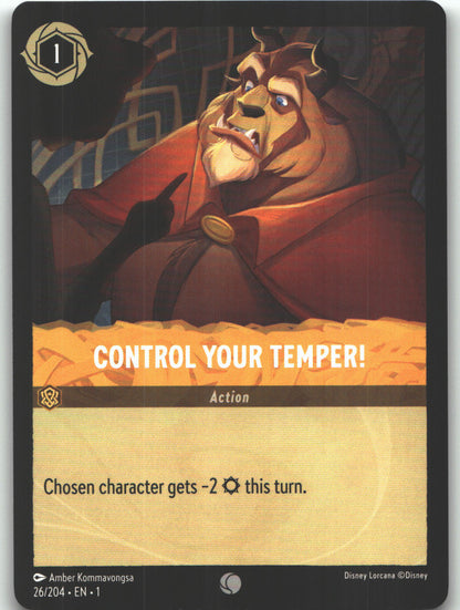 Control Your Temper!