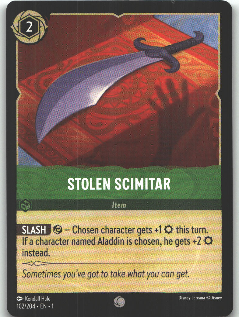 Stolen Scimitar