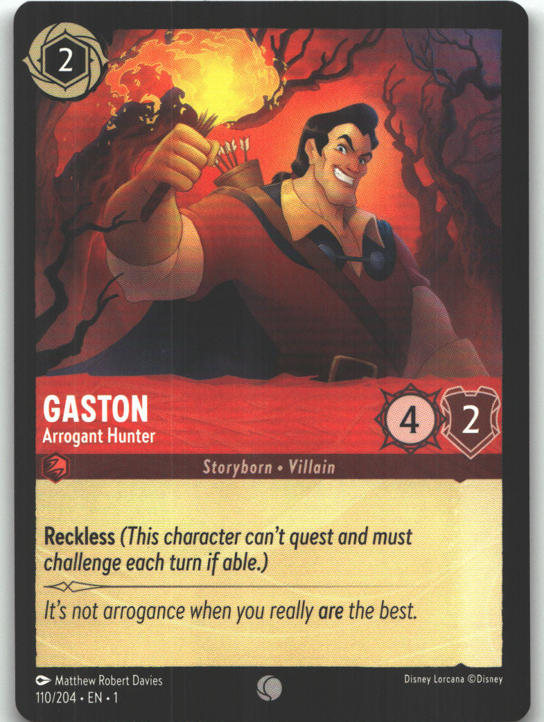 Gaston - Arrogant Hunter