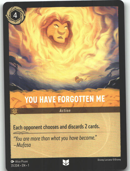 You Have Forgotten Me