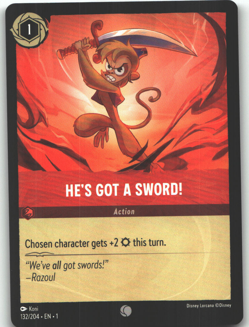 He's Got A Sword!