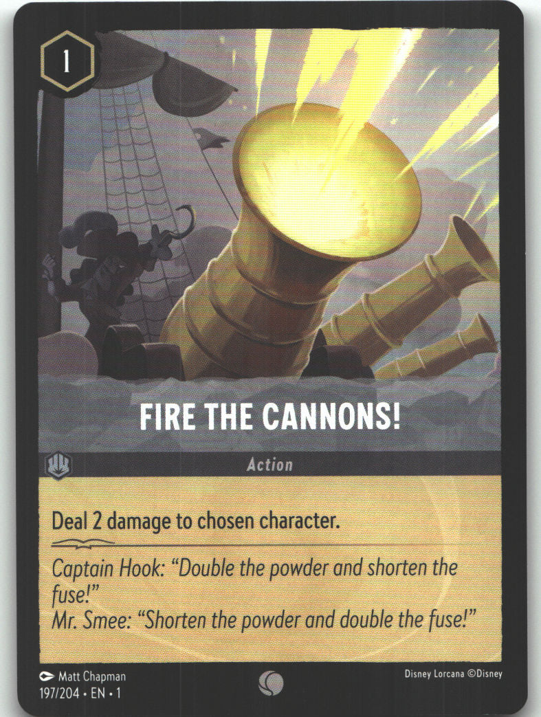 Fire the Cannons!