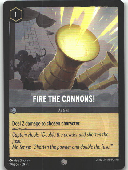 Fire the Cannons!