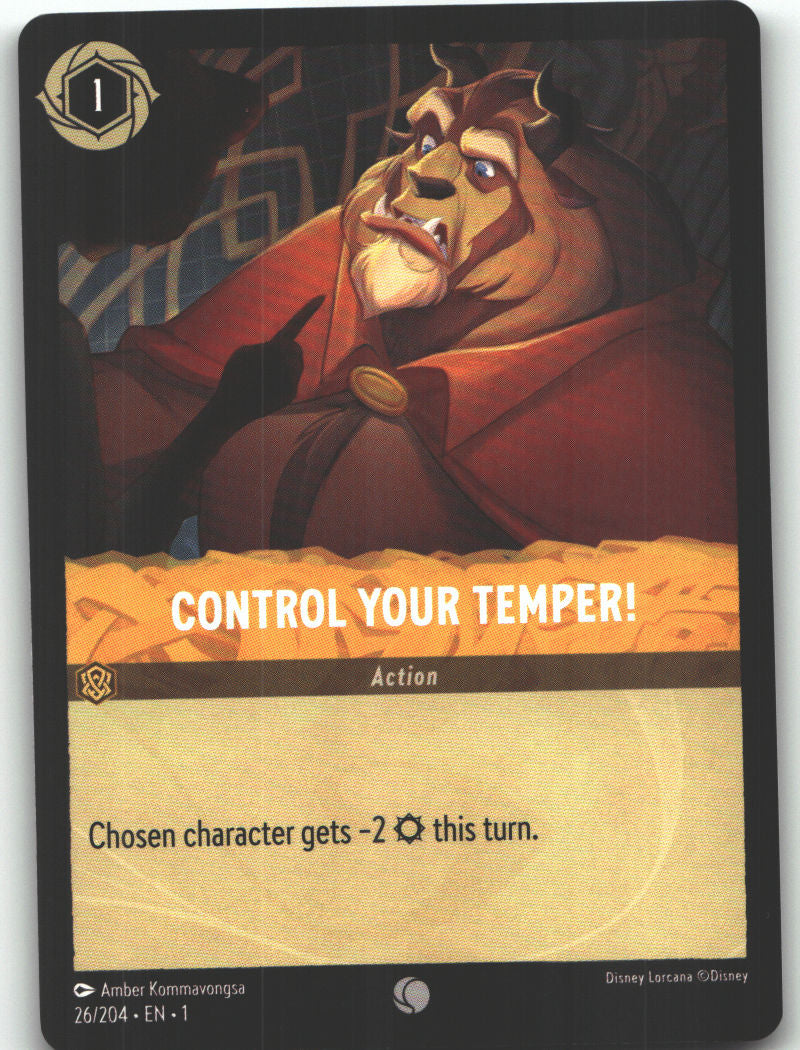 Control Your Temper!