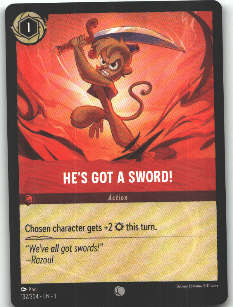 He's Got A Sword!