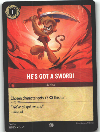 He's Got A Sword!