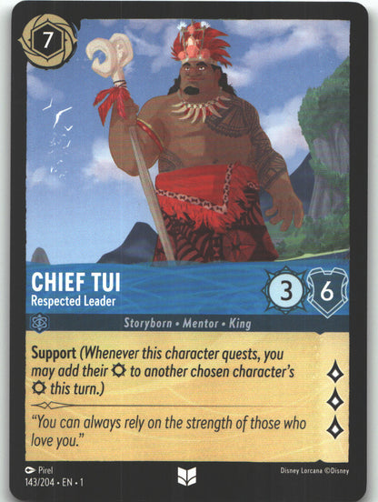 Chief Tui - Respected Leader