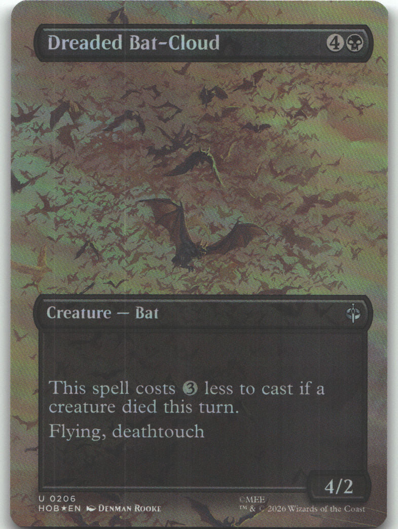 Dreaded Bat-Cloud (Borderless)