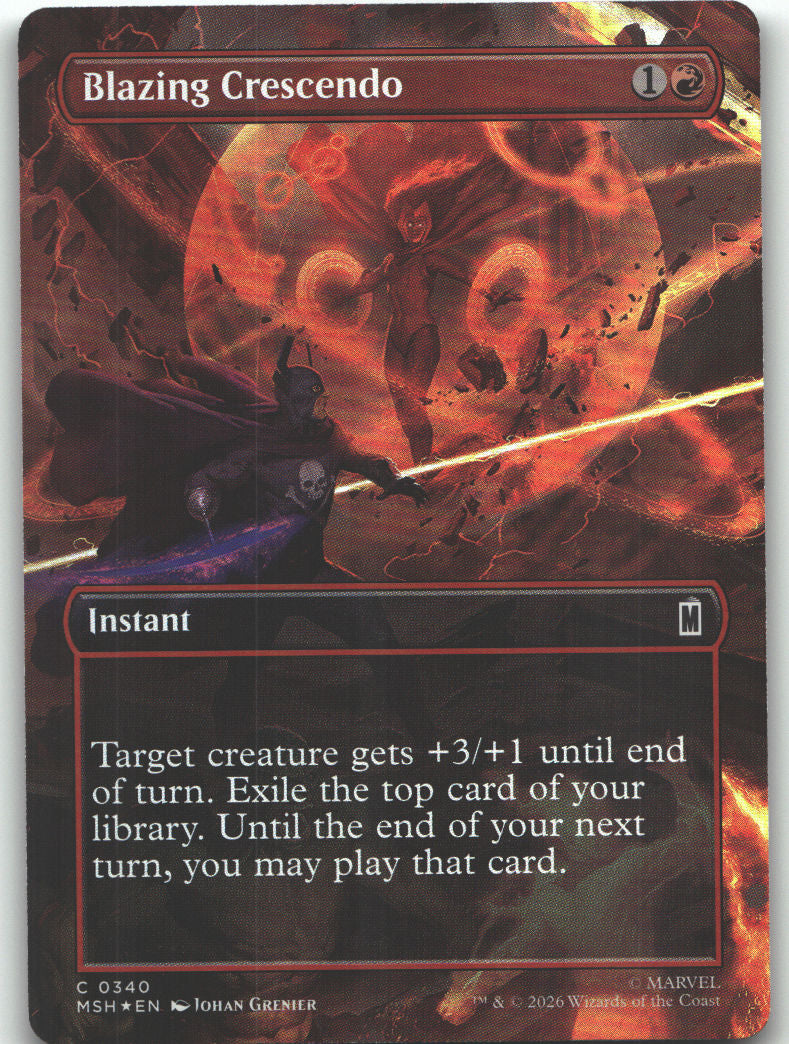 Blazing Crescendo (Borderless)