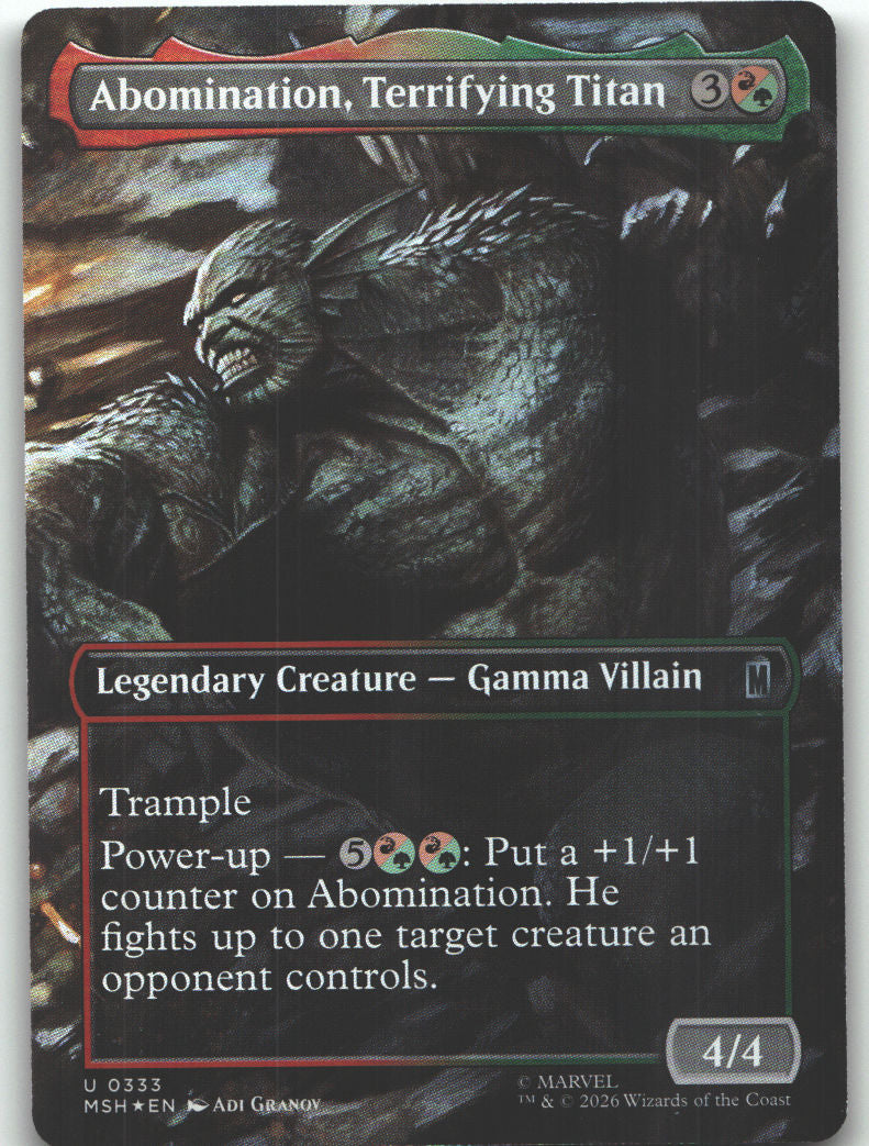 Abomination, Terrifying Titan (Borderless)