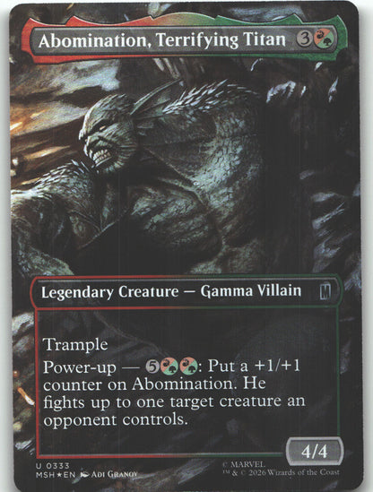 Abomination, Terrifying Titan (Borderless)