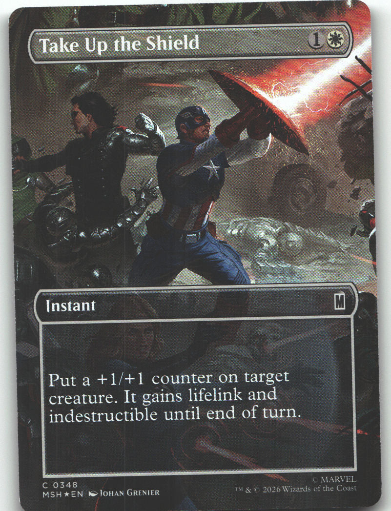 Take Up the Shield (Borderless)