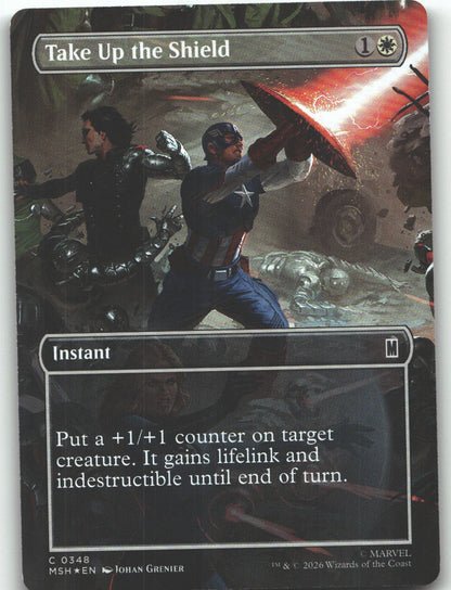 Take Up the Shield (Borderless)