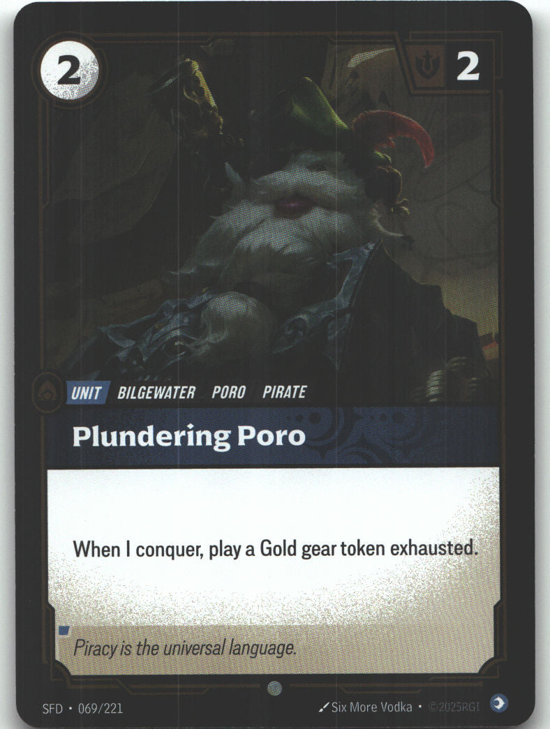 Plundering Poro