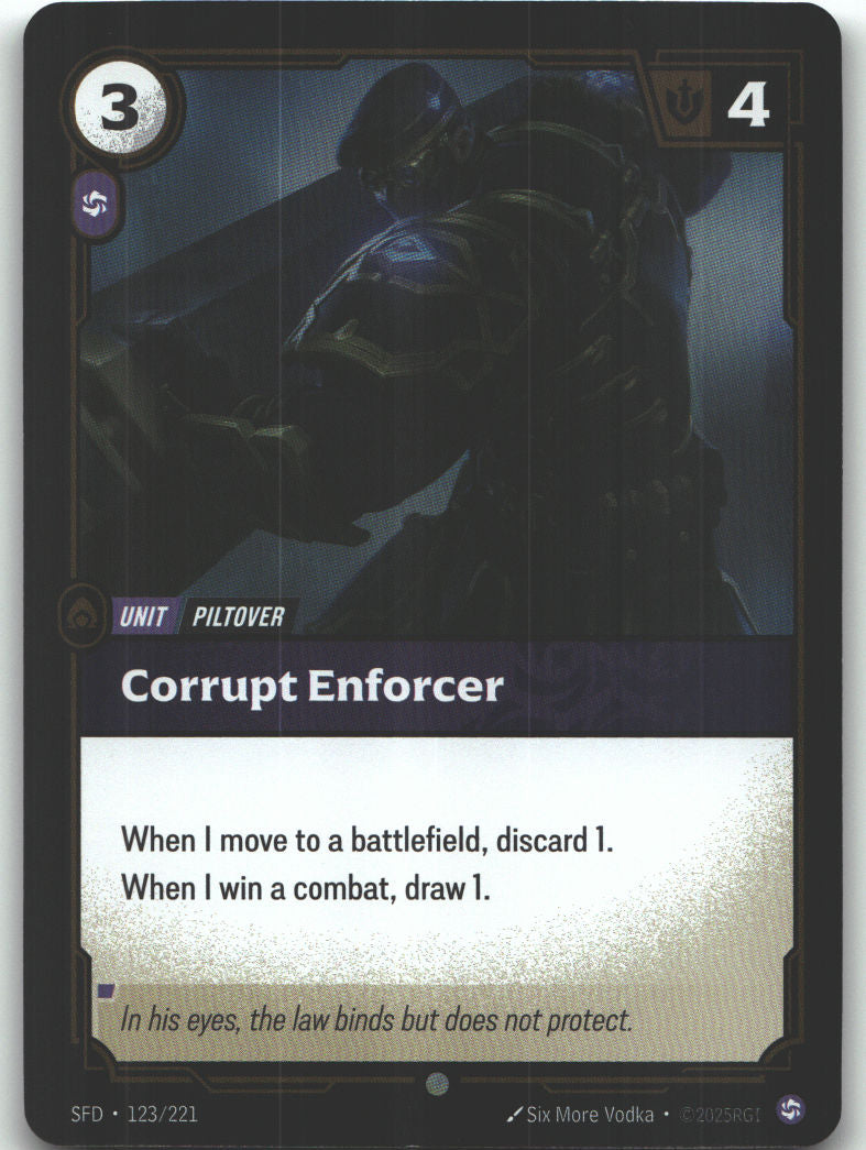 Corrupt Enforcer