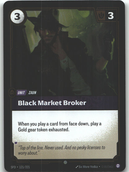 Black Market Broker