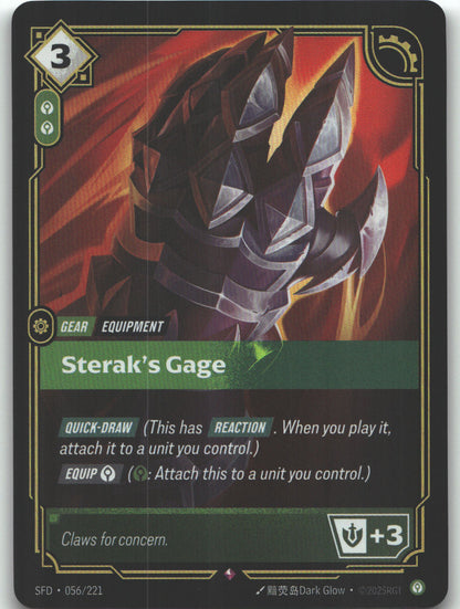 Sterak's Gage