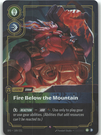 Ornn, Fire Below the Mountain