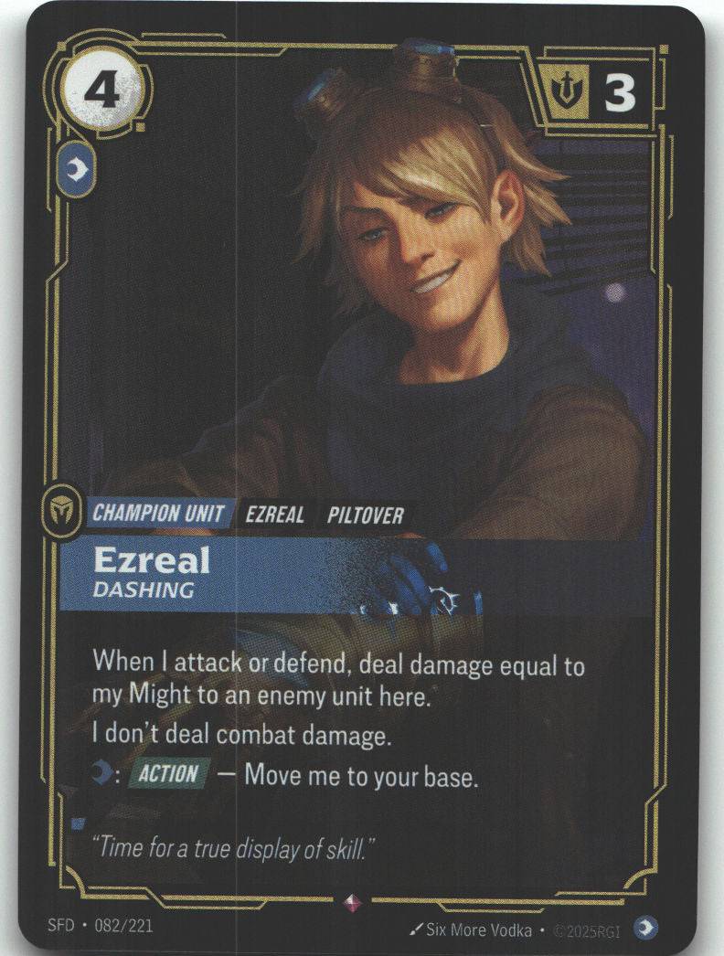 Ezreal, Dashing