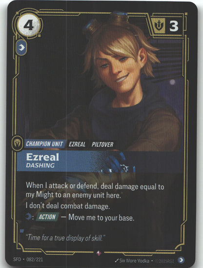 Ezreal, Dashing
