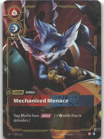 Rumble, Mechanized Menace