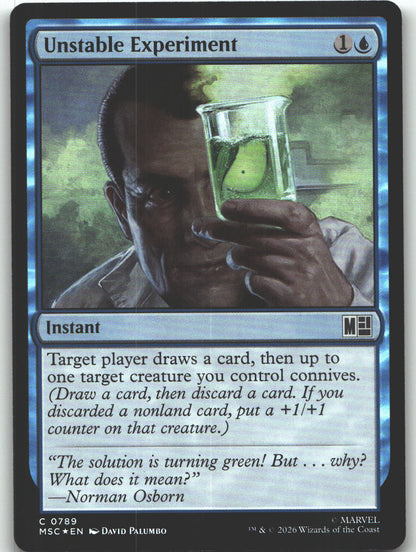 Unstable Experiment