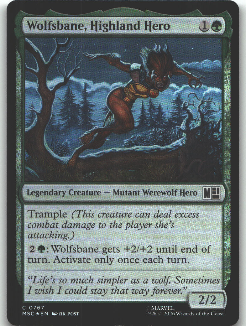 Wolfsbane, Highland Hero